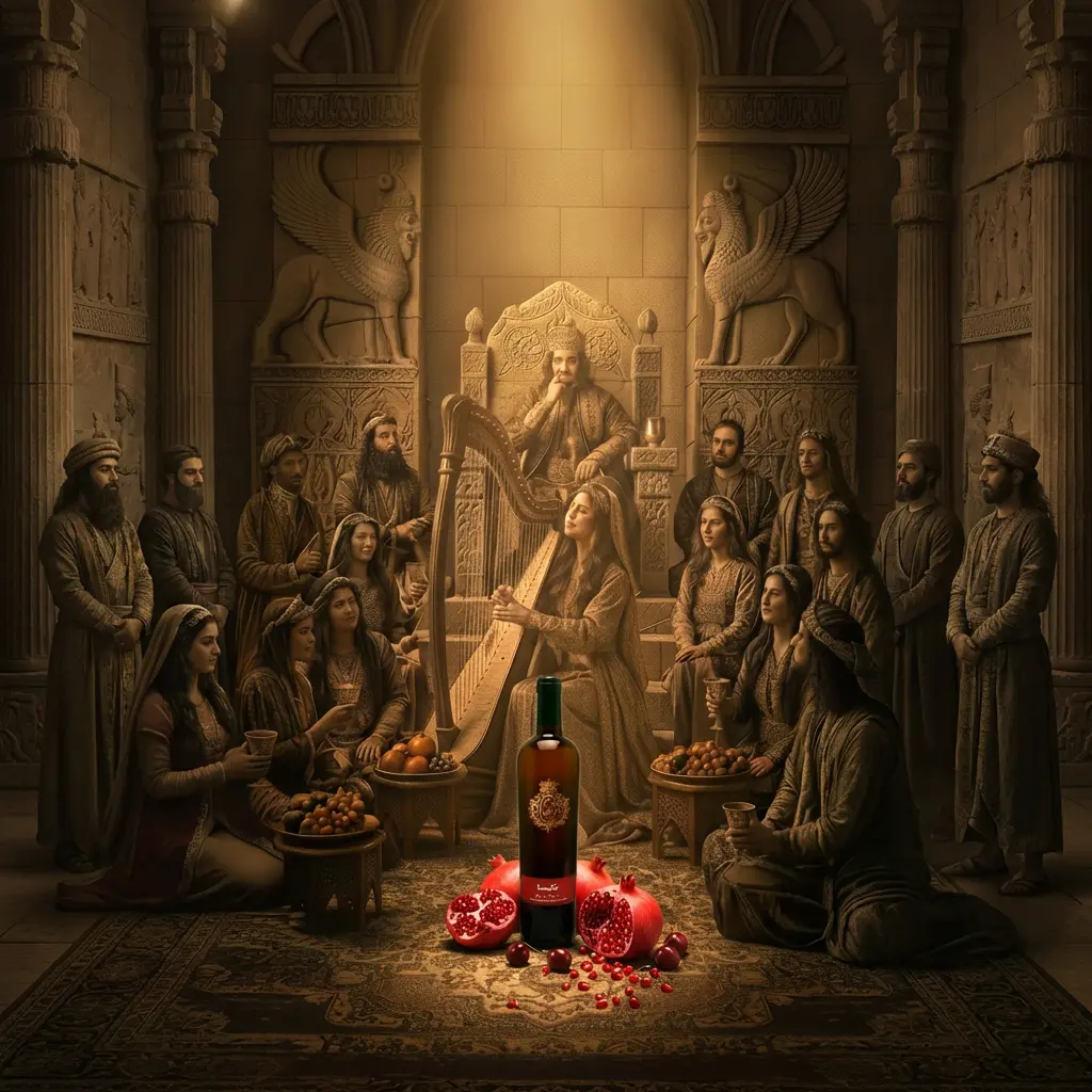 شراب انار و آلبالو نکیسا